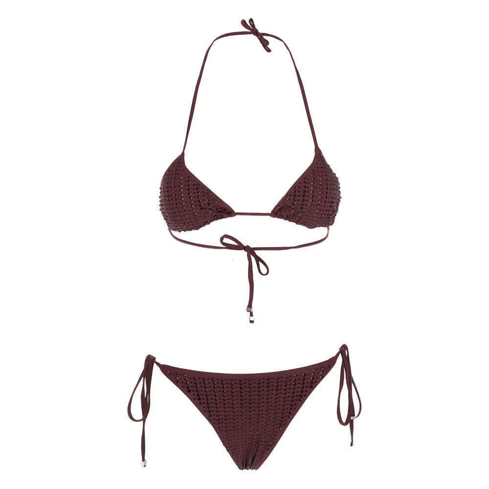 Venuja Bikini With Rhinestone